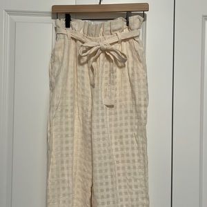 REVOLVE Tularosa Yvonne Pant | Color: Cream | Size: M